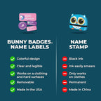 Personalized Daycare Name Labels for Kids (130 Labels) - Custom Waterproof Name Stickers for Clothing Tags, Water Bottles, Lunch Boxes and School Supplies (Butterflies)