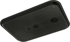 Carlisle FoodService Products CFS CT121603 Cafe Standard Plastic Cafeteria/Fast Food Tray, NSF Certified, BPA Free, 16" Length x 12" Width, Black (Pack of 24)