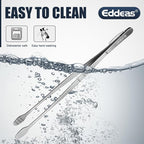 Kitchen Tweezers Tongs, Cooking Tweezers Stainless Steel - 3 Size 12'' 10'' & 8 inch Ideal for Meat, pasta, plating and pinching delicate small pieces of food, Set of 3