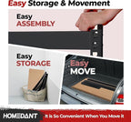 HOMEDANT 5-Tier Laminated Boltless Heavy Duty Metal Shelving Unit Adjustable Garage Storage Utility Rack Shelves Organization Multipurpose Shelf Warehouse Industrial 39.8" W x 18.2" D x 71.3" H 4Pack