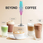 Zulay Kitchen Patented Tornado Triple Whisk Milk Frother with 4 Duracell Batteries – Handheld Foam Maker for Coffee, Lattes, Matcha & Hot Chocolate – Rich, Creamy Froth in Seconds