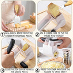 Cheese grater with handle, rotary cheese grater with 3 stainless steel Drums and 2 cheese tools and cleaning brush, ergonomically designed, can be used to grate Parmesan cheese, chocolate, nuts, etc