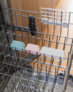 The Silicone Kitchen Reusable Silicone Bento Baking Cups, Non-Toxic, BPA Free, Dishwasher Safe Bento Box Accessories Lunch Box Dividers, Square and Rectangle, 24 Pack, Pink, Blue, Gray