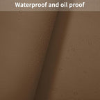 Leather Table Cover,1.8mm Thick,17x72 Inch Desk Cover,Dresser Cover Top,Dresser Protector Top,Dresser Cover,End Table Cover.(Mud Color+Champagne Gold,17x72)