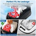 20 Pack 3D Airclean FJM Vacuum Cleaner Bags Compatible with Miele FJM Vacuum Cleaner, Compact C1, Compact C2, Complete C1, S241, S290, S300i, S500, S700, S4, S6 Series, Replaces Part 10123220