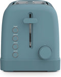 bella 2 Slice Toaster, 6 Setting Shade Control w Reheat, Cancel, Bagel & Defrost Buttons, Removable Crumb Tray, Anti Jam & Auto Shutoff, Auto Centering Guides & Cord Wrap, 900 Watt, Surf