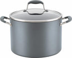 Anolon Advanced Home Hard-Anodized Nonstick Open Stock Cookware (10 Qt Stock Pot, Moonstone)