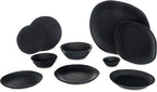 Carlisle FoodService Products Ridge Reusable Plastic Bowl for Home and Restaurant, Melamine, 22 Ounces, Slate, (Pack of 12)