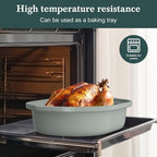 4 Quart Programmable Slow Cooker with Flexible Easy Programming, 8-in-1 Claypot Multi Cooker, Removable Crock, Nonstick, Oven Safe Pot to 450°F, Olive