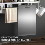 Katuchef Titanium Cutting Board 2025 New Upgrade Pure Titanium Cutting Boards for Kitchen Double Sided Cutting Boards Non Toxic,Hygiene Durable Chopping Board Suitable for Dishwasher Safe(11.4 * 7.9)