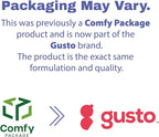 GUSTO [24 oz - 50 Count 3-Compartment Meal Prep Containers with Lids – Reusable, Microwaveable, Dishwasher & Freezer Safe, BPA-Free Food Storage Boxes for Portion Control (Formerly Comfy Package)