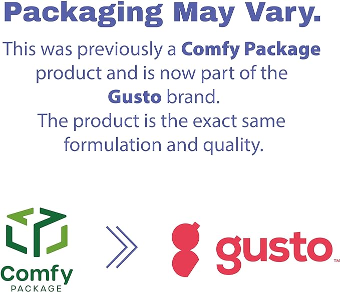 GUSTO [24 oz - 50 Count 3-Compartment Meal Prep Containers with Lids – Reusable, Microwaveable, Dishwasher & Freezer Safe, BPA-Free Food Storage Boxes for Portion Control (Formerly Comfy Package)