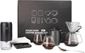 SuperCook Coffee Pour Over Kit Hand Drip with Kettle, Electric Grinder, Camping Travel Coffee Kit Ideal for Anniversary Birthday Gift