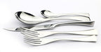 5-Piece 18/10 Stainless Steel Serrated Steak Knife Flatware Set, Service for 1