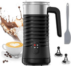 Milk Frother and Steamer, Airyoyo 4-in-1 Milk Frother, Electric Milk Frother Hot& Cold Foam Temperature Control, Auto Shut-Off Frother for Coffee Latte