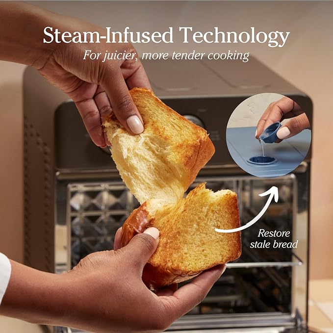 Our Place Large Wonder Oven | 6-In-1 Toxin-Free Air Fryer & Toaster with Steam Infusion | Family-Sized 32QT, 1700W Countertop Design | Includes Bake Tray, Fryer Basket, Large Racks | Spice