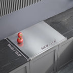 304 Stainless Steel Cutting Board – Stainless Steel Kitchen Chopping Boards Non-Slip, Dishwasher Safe – Ideal for Meat, Vegetables, Fruits, Bread & Baking – Commercial & Home Use (19.6 * 19.6in)