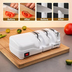 SHARPAL 198H Electric Knife Sharpener, Premium Durable Monocrystalline Diamond Wheels, Professional Knife Sharpening for All Knives–Japanese, Chef's, and Pocket Knives, Quick & Effortless Razor-Sharp