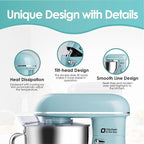 Kitchen in the box Stand Mixer, 900W 8.5QT Kitchen Electric Mixer, 6-Speed Large Capacity Food Mixer for Home Cooks with Egg Whisk, Dough Hook & Flat Beater (Blue)