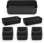 LIANYU 6 Pack Nonstick Loaf Bread Pan for Baking, 9x5In Bread Loaf Baking Pan, Stainless Steel Meatloaf Pan Tin for Homemade, Dishwasher Safe