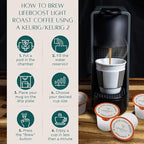 Lifeboost Light Roast Low Acid Coffee Pods - Single Origin Non-GMO Organic Coffee K Cups - Compatible with Keurig & Keurig 2 Machines - 10 Count