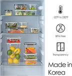 Airtight Food Storage Container with Lid(13.5oz) Leak-Proof Baby Food Box | BPA-Free | Meal Prep | Microwave, Freezer and Dishwasher Safe | Kitchen Fridge Organizer Boxes | Fresher Food