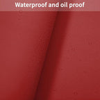 Table Top Protector for Dining Room Table - Can Be Used On Both Sides Waterproof and Easy to Clean Good Flatness Used for Dining Table(Black+Wine Red 44x84)