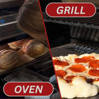 ThermiChef 14" by 14" Pizza Steel (3/8" Deluxe Thickness) - Multipurpose Cooking Steel for Ovens & Grills - Made in the USA