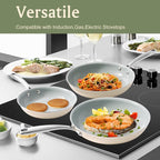 Nonstick Frying Pans Ceramic Skillet: 11 Inches Non Stick Egg Fry Pan - PFOA PTFE PFAs Free