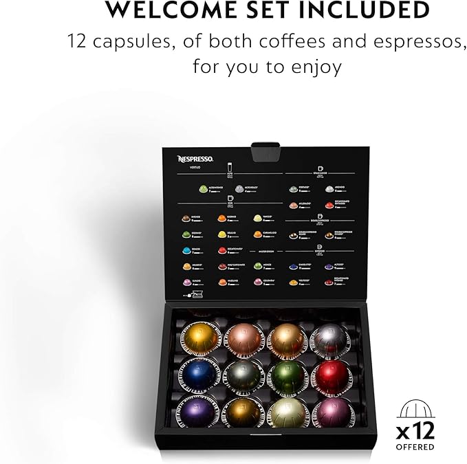 Nespresso Vertuo Next Coffee and Espresso Maker, Machine Only, 1260 watts, Dark Gray