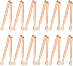 Small Serving Tongs, Anytrp 12-Pack Stainless Steel Sugar Tongs, 5.3inch Kitchen Metal Appetizers Tong for Serving Food, Buffets, Coffee Bar, Tea Party, Desserts Party and Ice Bucket