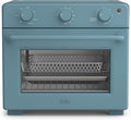 bella Air Fry Toaster Oven, 7 Preset Cooking Options, Dishwasher-Safe EverGood Coated Trays Included, 60-Minute Auto Shutoff w Audible Timer, Power Indicator Light, 1700 Watt, Surf