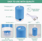 Cozy Essential 35 Pack Vacuum Storage Bags with Electric Pump, Vacuum Seal Space Saver Bags for Clothing, Pillows, Blanket, Bedding, Comforters