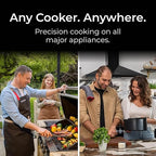 MEATER Pro: Smart Bluetooth Wireless Meat Thermometer Digital | 1000°F Heat Resistance | Long Range | Certified Accuracy | BBQ, Oven, Grill, Smoker, Air Fryer, Deep Fryer