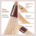 Pastry Brushes for Baking Basting Brush with Boar Bristles and Beech Hardwood Handles Culinary Oil Brush for Barbecue Butter Grill BBQ Sauce Baster Marinade Kitchen Food Cooking Brushes (1.5 inch)