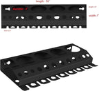 Bottle Storage Rack, Detailing Brush Organizer, Spray Bottle Storage Rack, 3/8" Air Tool Holder, for Garage and Workspace (1pc-Black)