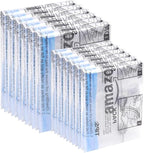 Amazon Basics Roll-Up Travel Zipper Storage Bags, 12 count (6 Small & 6 Medium), Multiple, Clear
