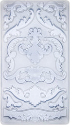 Scrollworks Mold for Polyclay Air Dry Clay Plaster