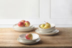 Portmeirion Sophie Conran White Coupe Dinner Plate Set of 4-10.5 Inch Porcelain Plates, Durable Dinnerware, Microwave Dishwasher Freezer & Oven Safe Tableware for Kitchen & Casual Dining