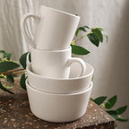 Stone Lain Albie 32-Piece Dinnerware Set Stoneware, White Speckled