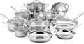 Cuisinart 17-Piece Cookware Set, Chef's Classic Steel Collection 77-17N