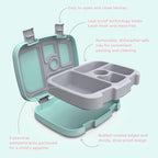 Bentgo Kids Prints Leak-Proof, 5-Compartment Bento-Style Kids Lunch Box - Ideal Portion Sizes for Ages 3-7, Durable, Drop-Proof, Dishwasher Safe, & PFAS & BPA-Free Materials (Puppy Love)