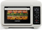 Chefman Air Fryer Toaster Oven Combo, 15 Qt. Countertop Oven for Quick & Healthy Meals, Bake, Broil, Air Fry, Toast, and Bagel Functions, 450°F Max Temp, 4 Slice Toaster Oven Air Fryer Combo – Ivory