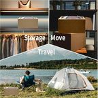 7 Pack Jumbo Space Saver Vacuum Storage Bags for Clothing Travel, Vacuum Seal Compression Bags for Clothes, Packing, Luggage, Blankets, Comforters and Pillows, Hand Pump Included