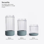 Beast Mighty 850 Plus | Premium Compact Personal Blender | Smoothies, Shakes, Dressings, Sauces | Blends Ice and Frozen Fruit | New XL Vessel | Extra Vessels, Lids and Straws | 850W (Mist)