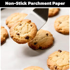 Beasea Parchment Paper Sheets, 200pcs 12x16 Inch White Precut Nonstick Heavy Duty Parchment Baking Paper Sheets for Air Fryer Cooking, Grilling, Frying and Steaming