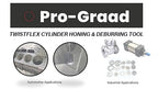 TwistFlex 3-1/4” (83mm) 320 Grit Silicon Carbide Cylinder Hone 77-83mm, Bores 2.99”-3.27” for KX250F 2004-18, YZ250F 2001-18, CRF250R 2004-18, WR250F 2001-09, RMZ250 2004-18, RZR 800 EPS 2011-14