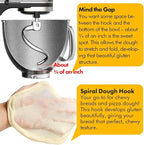 Spiral Dough Hook Replacement for KitchenAid 7/8 Qt.