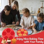 Silicone Air Fryer Muffin Pan Egg Bite Mold for Oven Baking,1 Pcs Mini Muffin Tins Cups Cake Pan Tray for Air Fryer Liners Basket Accessories Baking Muffin Cakes Pancake Quiche