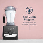 Vitamix Ascent Series X3 Blender with Three Blending Programs, Self-Cleaning Program, Professional-Grade Blender for Smoothies, Soups and More, Stainless-Steel Blades, 48 Oz Container, Polar White